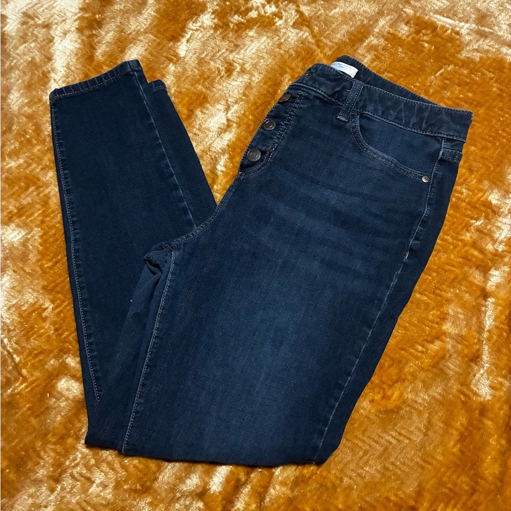 LC Lauren Conrad Midnight Blue Skinny Jeans